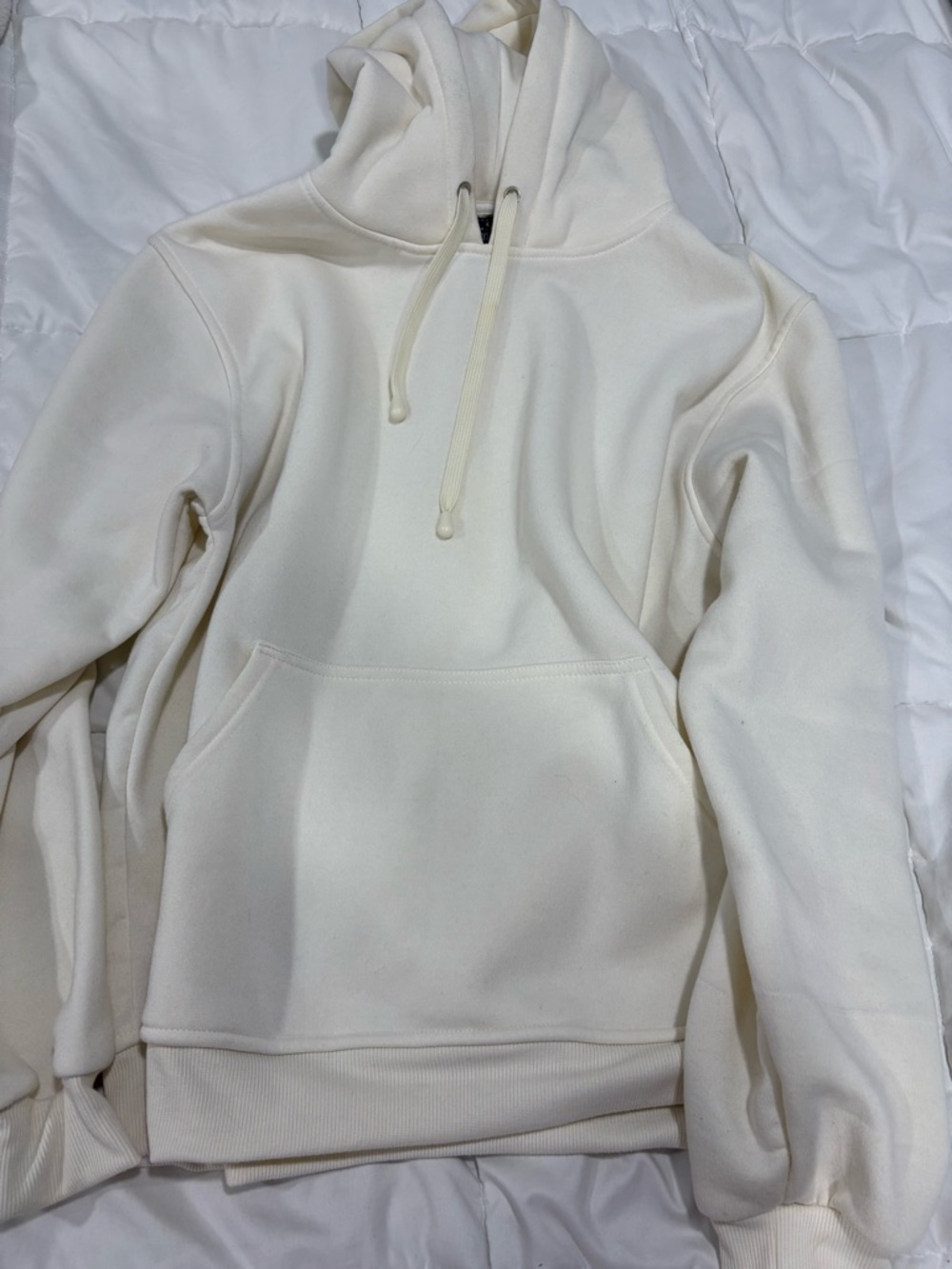 Classic Cream Pullover Hoodie